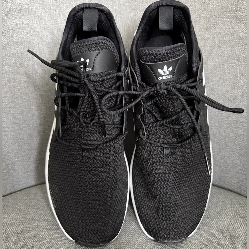 Adidas Unisex Black and White Mesh Sneakers